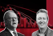 Anthony Albanese and Charlie Gunningham. Photos: Michael O'Brien.
