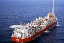 The Northern Endeavour floating platform.