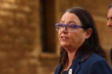 Resources Minister Madeleine King used a visit to Perth to reaffirmed her support for strike action at BHP's Port Hedland operations.