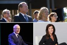 Andrew and Nicola Forrest, Richard Goyder, Elizabeth Perron