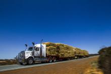 A hay run heading north from Salmon Gums in 2019. Photo: Tom Zaunmayr