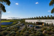 Artists' impression of the mycelium factory. Picture: Perth Food Bowl Corporation