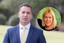 Main pic: Paul Papalia. Inset: Labor's new candidate for Secret Harbour Georgia Tree.