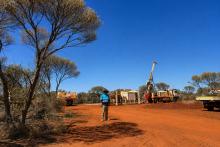 Great Southern Minin Drilling Rig at Mon Ami project BNBWA