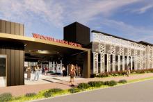 A render of the approved Woodlands North shopping centre. Image: Place Fabric via DAP document