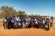 Nyangumarta and Rio Tinto representatives. Photo: Rio Tinto