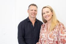 Derek and Kylie Gerrard are pursuing investments they're passionate about. Photo: Michael O'Brien