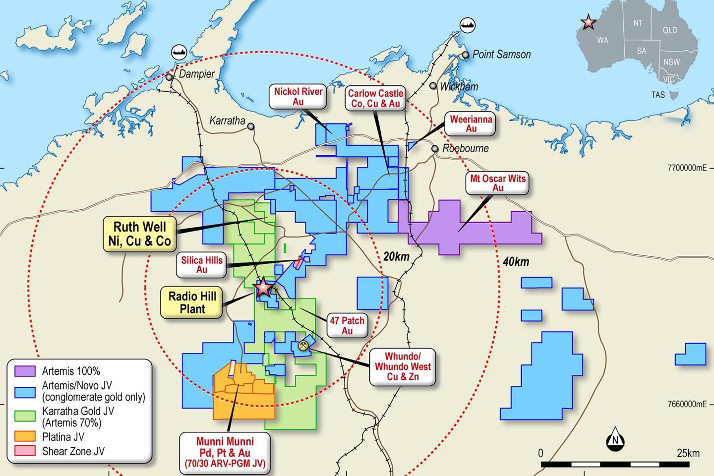 Artemis pens West Pilbara nickel-copper resource