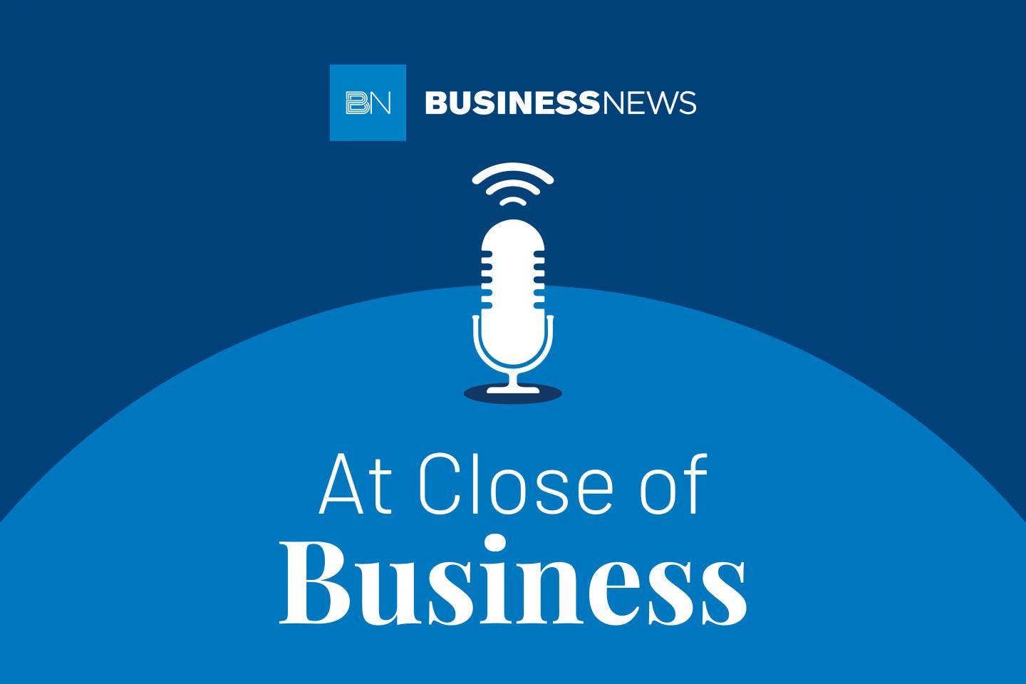 At Close of Business: The red, teal and blue