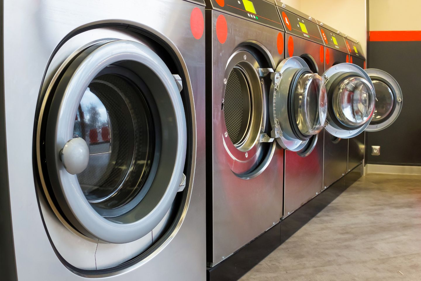 Washing machines stock.