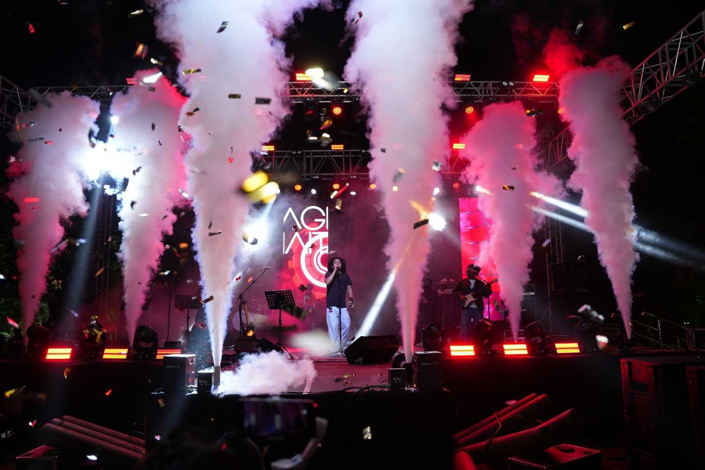 Image of an exciting concert performance