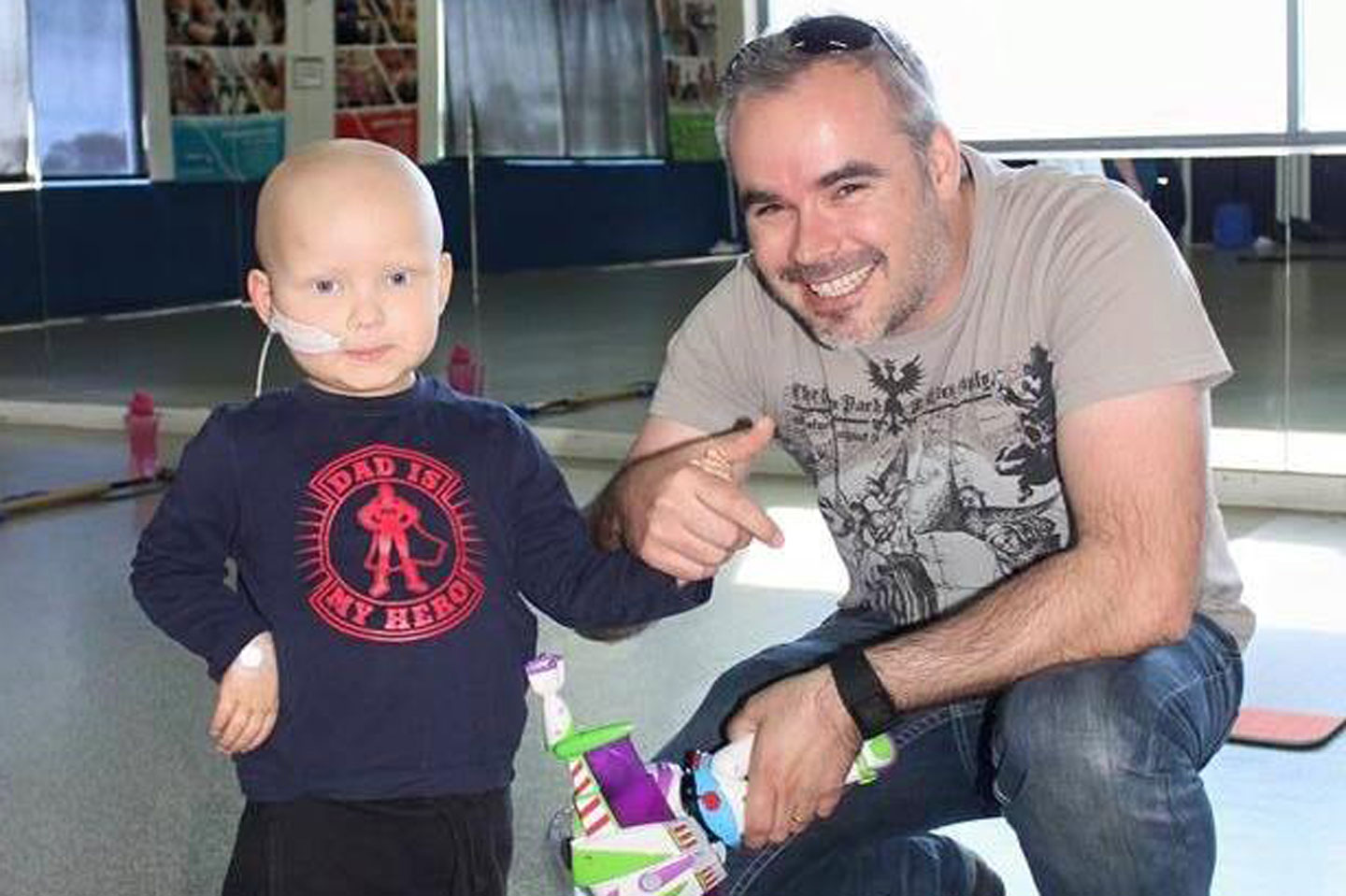 President of KCSG Richard Nell and his son Kai