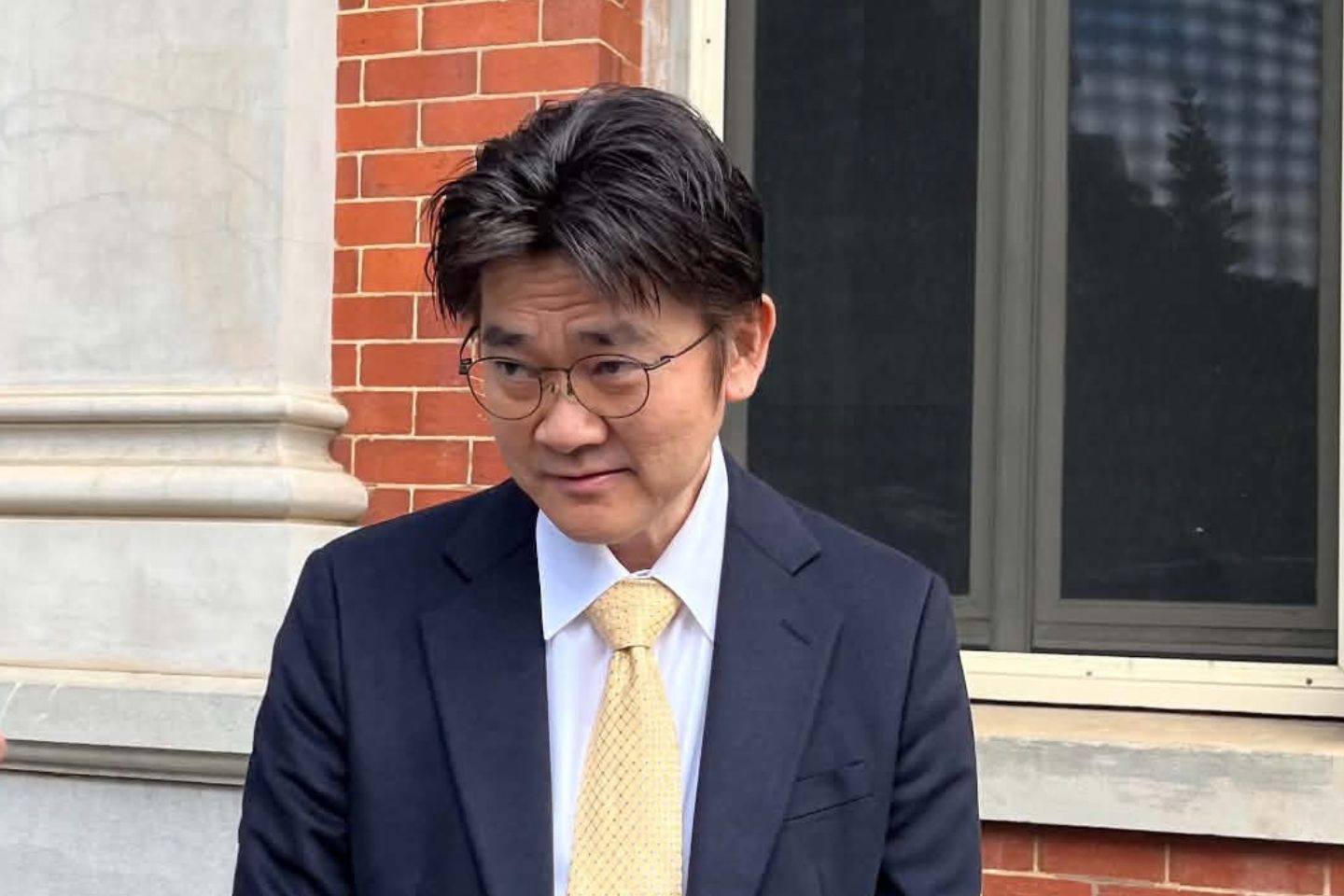 Victor Goh leaving Supreme Court of WA.