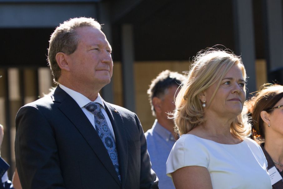 Andrew and Nicola Forrest.