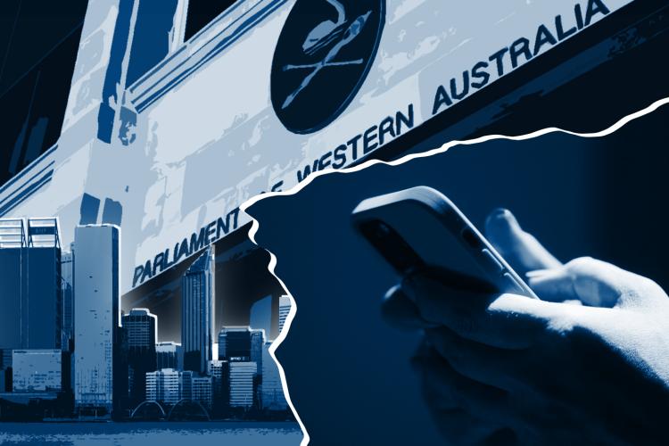 phones in parliament.