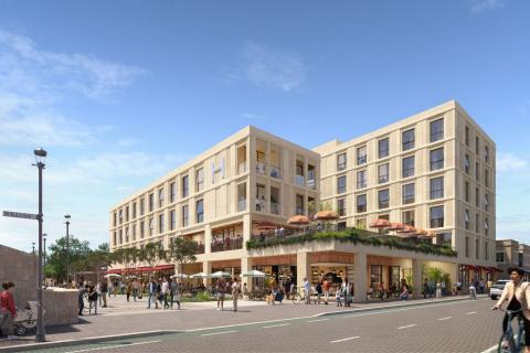 A render of Fiveight's Spicers Hotel in Fremantle. Image: Woods Bagot via DAP documents