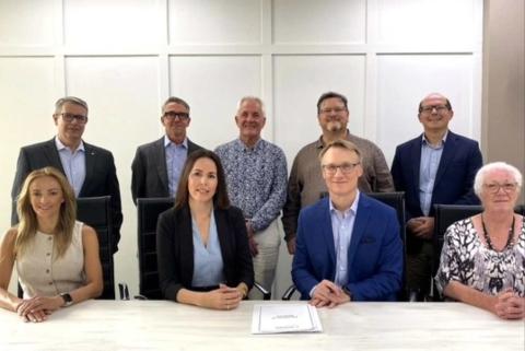 Photograph of Mosaic Community Care and Westcare Board Members.