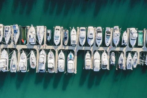There’s no shortage of recreational fishing boats in WA’s marinas. Photo: Attila Csaszar