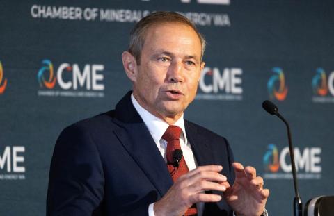 WA Premier Roger Cook. Photo: Michael O'Brien.