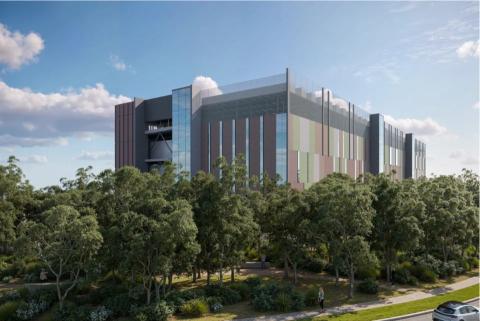 An artists impression of the now-scrapped Hazelmere data centre. Photo: Supplied.