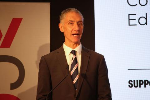 Tony Buti speaking at the CEDA event on higher education pathways. Photo: Nadia Budihardjo