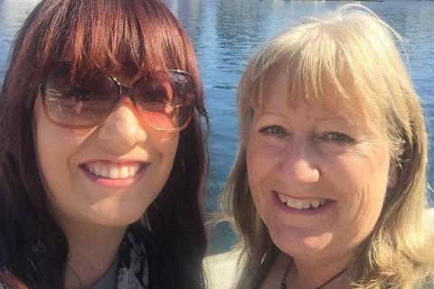Trudy Renshaw and her mum Lyn Pow 