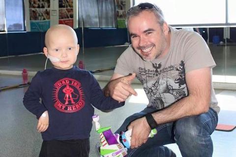 President of KCSG Richard Nell and his son Kai