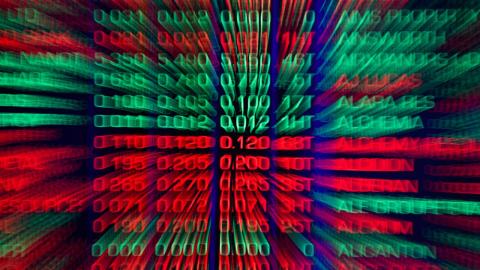 An ASX indicator board (file image)