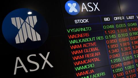 ASX digital boards (file images)