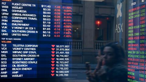The ASX in Sydney