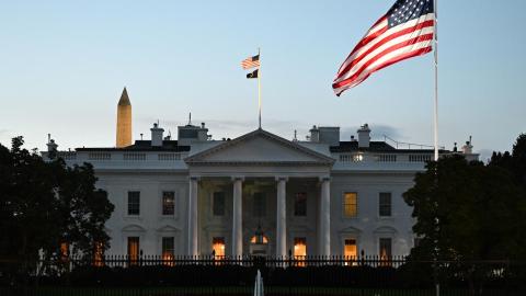 The White House during sunrise in Washington (file image)