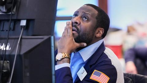 Wall St falls as hot CPI, Iran tensions sway sentiment